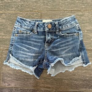 GB Girls Distressed Blue Jean Shorts - size 5
